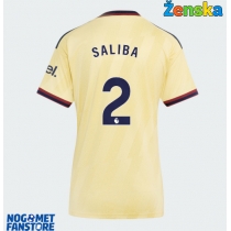 Arsenal William Saliba #2 Rezervni Dres za Ženska 2026-27 Kratak Rukav